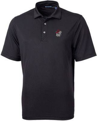 Cutter & Buck Men's Georgia Bulldogs Black Virtue Eco Pique Polo