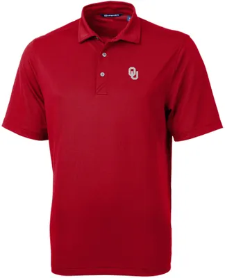 Cutter & Buck Men's Oklahoma Sooners Cardinal Red Virtue Eco Pique Polo