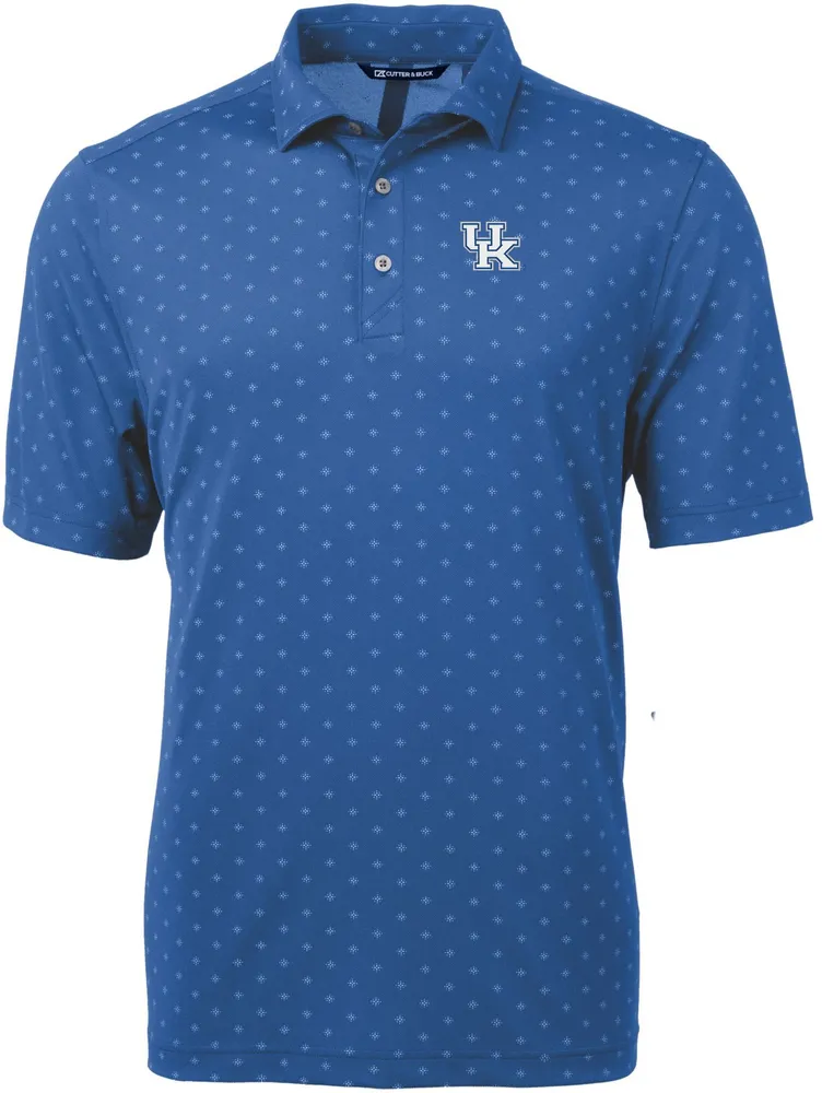 Cutter & Buck Men's Kentucky Wildcats Chelan Virtue Eco Pique Tile Polo