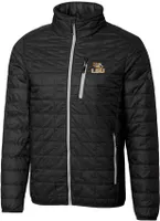 Cutter & Buck Men's LSU Tigers Black Rainier PrimaLoft Eco Full-Zip Jacket