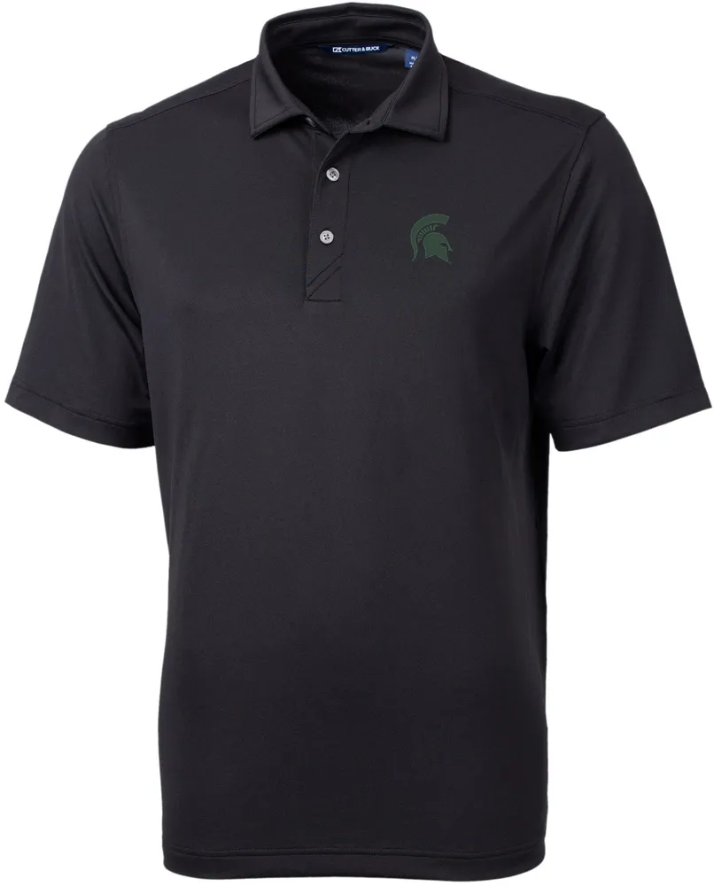 Cutter & Buck Men's Michigan State Spartans Virtue Eco Pique Polo