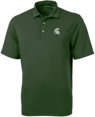 Cutter & Buck Men's Michigan State Spartans Hunter Virtue Eco Pique Polo