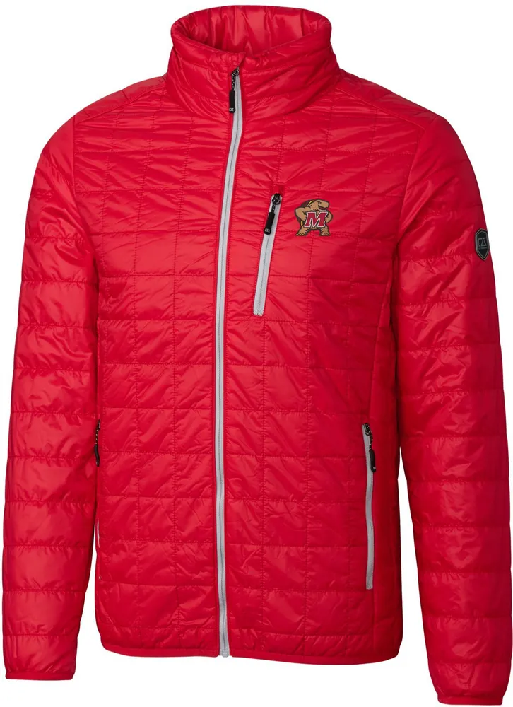 Cutter & Buck Men's Maryland Terrapins Rainier PrimaLoft Eco Full-Zip Jacket