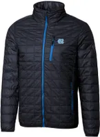 Cutter & Buck Men's North Carolina Tar Heels Dark Navy Rainier PrimaLoft Eco Full-Zip Jacket