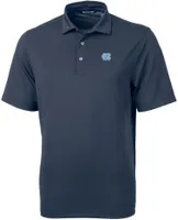 Cutter & Buck Men's North Carolina Tar Heels Navy Blue Virtue Eco Pique Polo