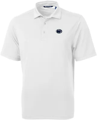 Cutter & Buck Men's Penn State Nittany Lions White Virtue Eco Pique Polo