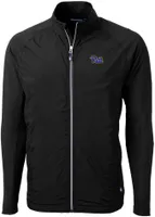 Cutter & Buck Men's Pitt Panthers Black Adapt Eco Knit Stretch Full-Zip Jacket