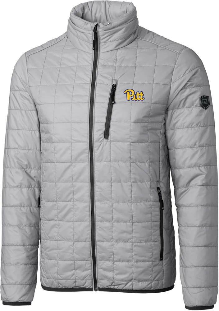 Cutter & Buck Men's Pitt Panthers Rainier PrimaLoft Eco Full-Zip Jacket