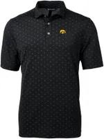 Cutter & Buck Men's Iowa Hawkeyes Virtue Eco Pique Tile Polo