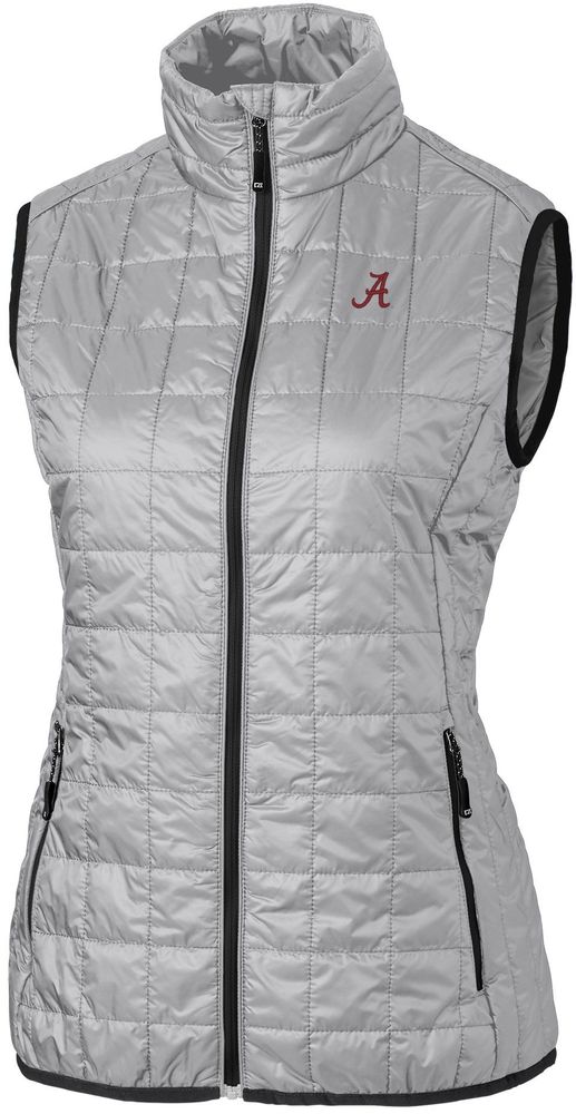 Cutter & Buck Women's Alabama Crimson Tide Rainier PrimaLoft Eco Full-Zip Vest