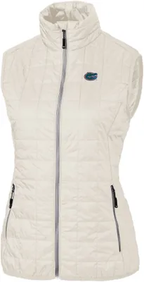 Cutter & Buck Women's Florida Gators Coconut Rainier PrimaLoft Eco Full-Zip Vest