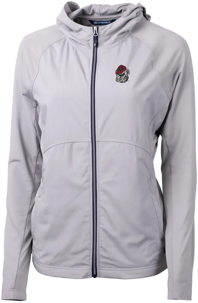 Cutter & Buck Women's Georgia Bulldogs Adapt Eco Knit Stretch Full-Zip Jacket