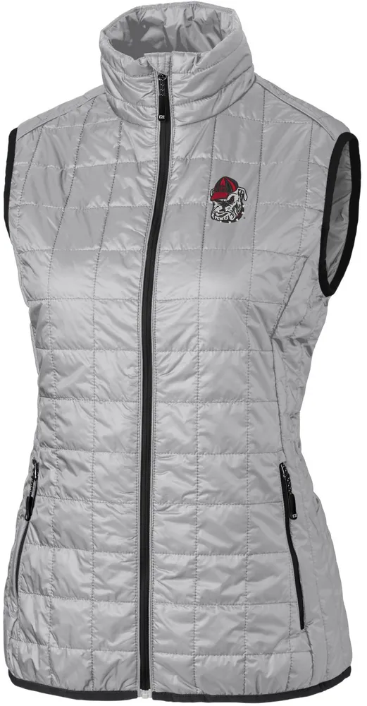 Cutter & Buck Women's Georgia Bulldogs Rainier PrimaLoft Eco Full-Zip Vest