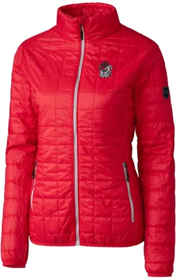 Cutter & Buck Women's Georgia Bulldogs Rainier PrimaLoft Eco Full-Zip Jacket