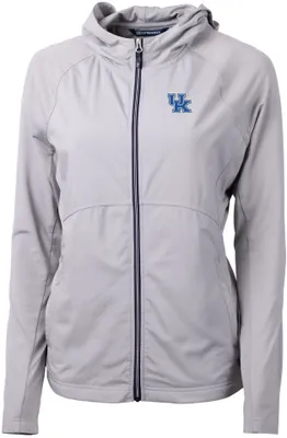 Cutter & Buck Women's Kentucky Wildcats Adapt Eco Knit Stretch Full-Zip Jacket