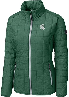 Cutter & Buck Women's Michigan State Spartans Rainier PrimaLoft Eco Full-Zip Jacket