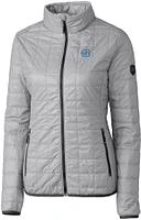 Cutter & Buck Women's North Carolina Tar Heels Grey Rainier PrimaLoft Eco Full-Zip Jacket