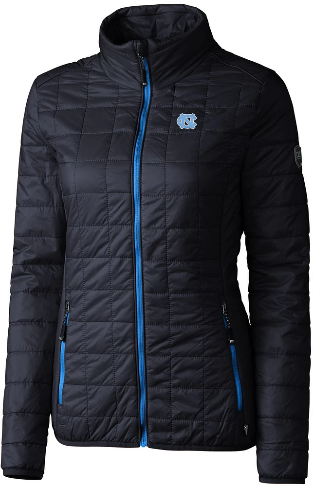 Cutter & Buck Women's North Carolina Tar Heels Dark Navy Rainier PrimaLoft Eco Full-Zip Jacket