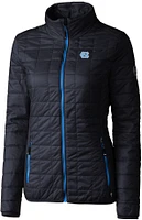 Cutter & Buck Women's North Carolina Tar Heels Dark Navy Rainier PrimaLoft Eco Full-Zip Jacket