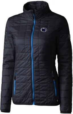 Cutter & Buck Women's Penn State Nittany Lions Dark Navy Rainier PrimaLoft Eco Full-Zip Jacket