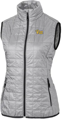 Cutter & Buck Women's Pitt Panthers Rainier PrimaLoft Eco Full-Zip Vest