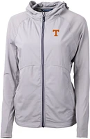 Cutter & Buck Women's Tennessee Volunteers Grey Adapt Eco Knit Stretch Full-Zip Jacket