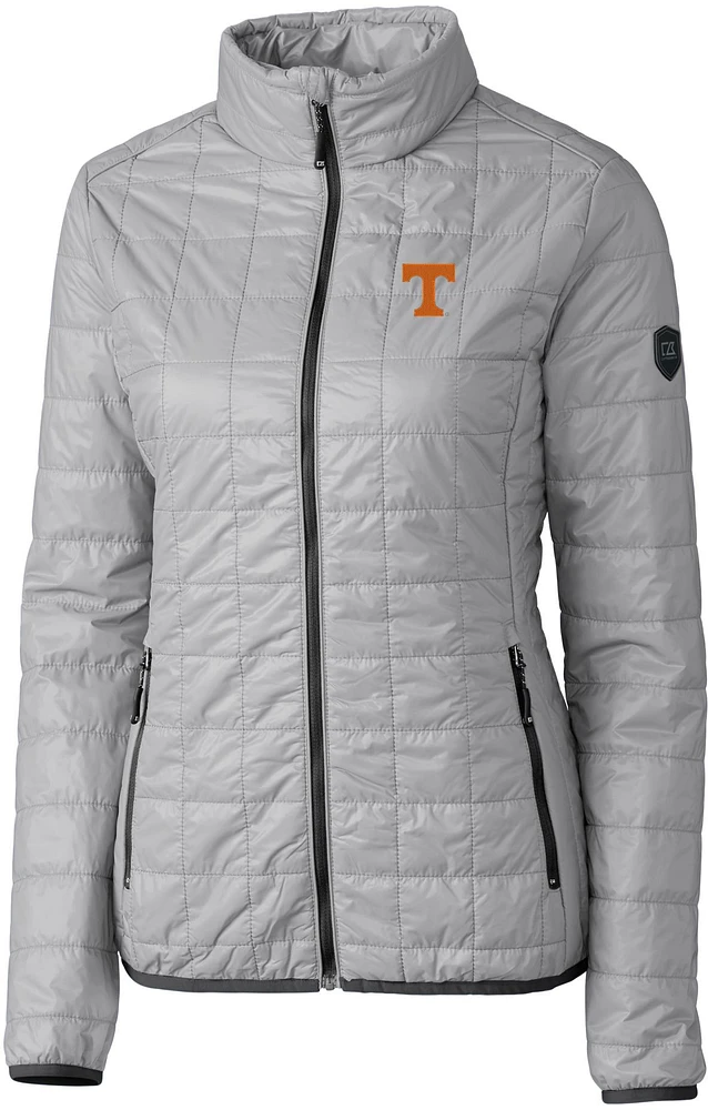 Cutter & Buck Women's Tennessee Volunteers Grey Rainier PrimaLoft Eco Full-Zip Jacket