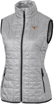 Cutter & Buck Women's Texas Longhorns Rainier PrimaLoft Eco Full-Zip Vest