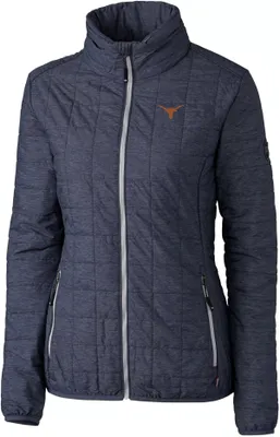 Cutter & Buck Women's Texas Longhorns Anthracite Rainier PrimaLoft Eco Full-Zip Jacket