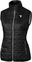 Cutter & Buck Women's West Virginia Mountaineers Rainier PrimaLoft Eco Full-Zip Vest