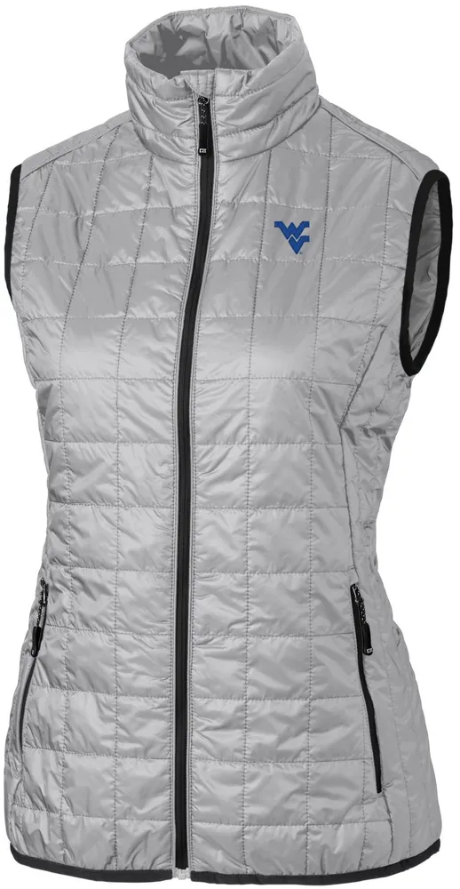 Cutter & Buck Women's West Virginia Mountaineers Rainier PrimaLoft Eco Full-Zip Vest