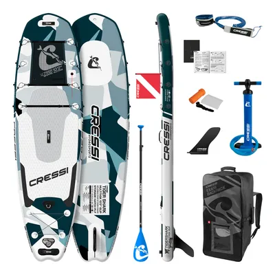 Cressi Tiger Shark Inflatable Stand-Up Paddle Board Set