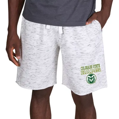 Concepts Sport Men's Colorado State Rams White Alley Fleece Shorts