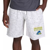 Concepts Sport Men's Delaware Fightin' Blue Hens White Alley Fleece Shorts