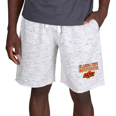 Concepts Sport Men's Oklahoma State Cowboys White Alley Fleece Shorts