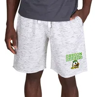 Concepts Sport Men's Oregon Ducks White Alley Fleece Shorts