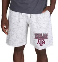 Concepts Sport Men's Texas A&M Aggies White Alley Fleece Shorts