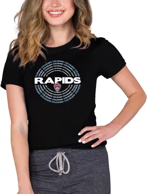 Concepts Sport Women's Colorado Rapids Marathon Knit Black T-Shirt