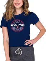 Concepts Sport Women's New England Revolution Marathon Knit Navy T-Shirt