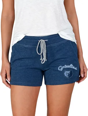 Concepts Sport Women's Memphis Grizzlies Navy Terry Shorts