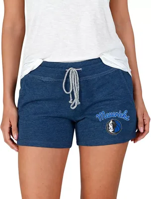 Concepts Sport Women's Dallas Mavericks Navy Terry Shorts