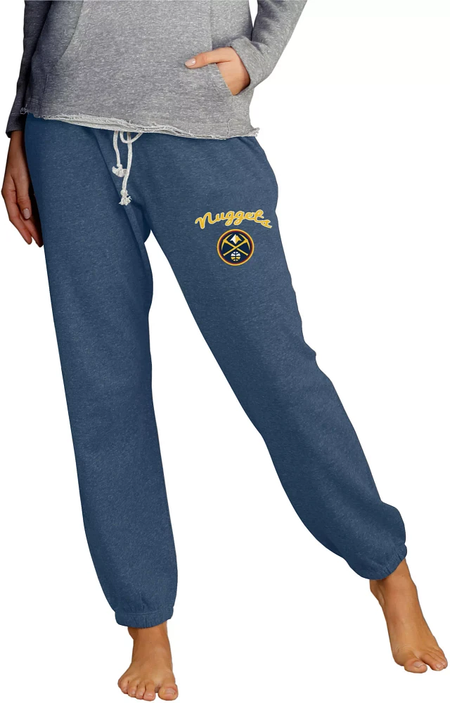 Concepts Sport Women's Denver Nuggets Navy Mainstream Jogger Pants