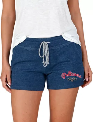 Concepts Sport Women's New Orleans Pelicans Navy Terry Shorts