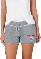 Concepts Sport Women's Philadelphia 76ers Grey Terry Shorts