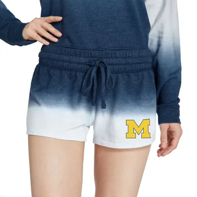 Concepts Sport Women's Michigan Wolverines Blue Terry Shorts