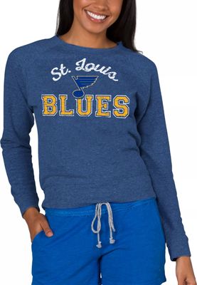 Fanatics NHL Men's St. Louis Blues Gameday Arch Blue Pullover Sweatshirt, Medium