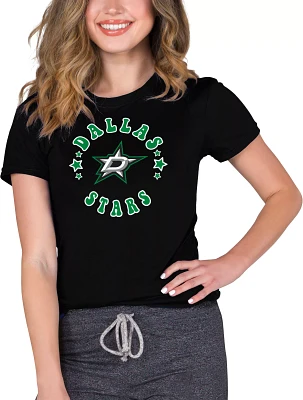 Concepts Sport Women's Dallas Stars Black Marathon T-Shirt