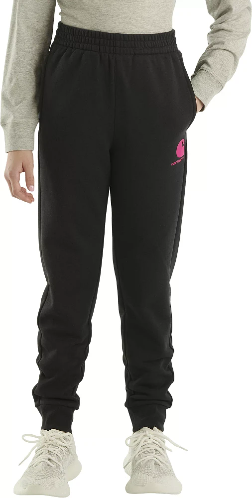 Carhartt Girls' Fleece Logo Sweatpants