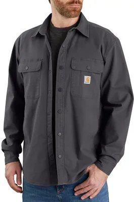 Carhartt Men's Canvas Fleece Lined Shirt Jacket