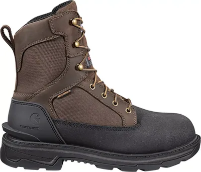 Carhartt Men's Ironwood 8” Waterproof Insulated Alloy Toe Work Boots